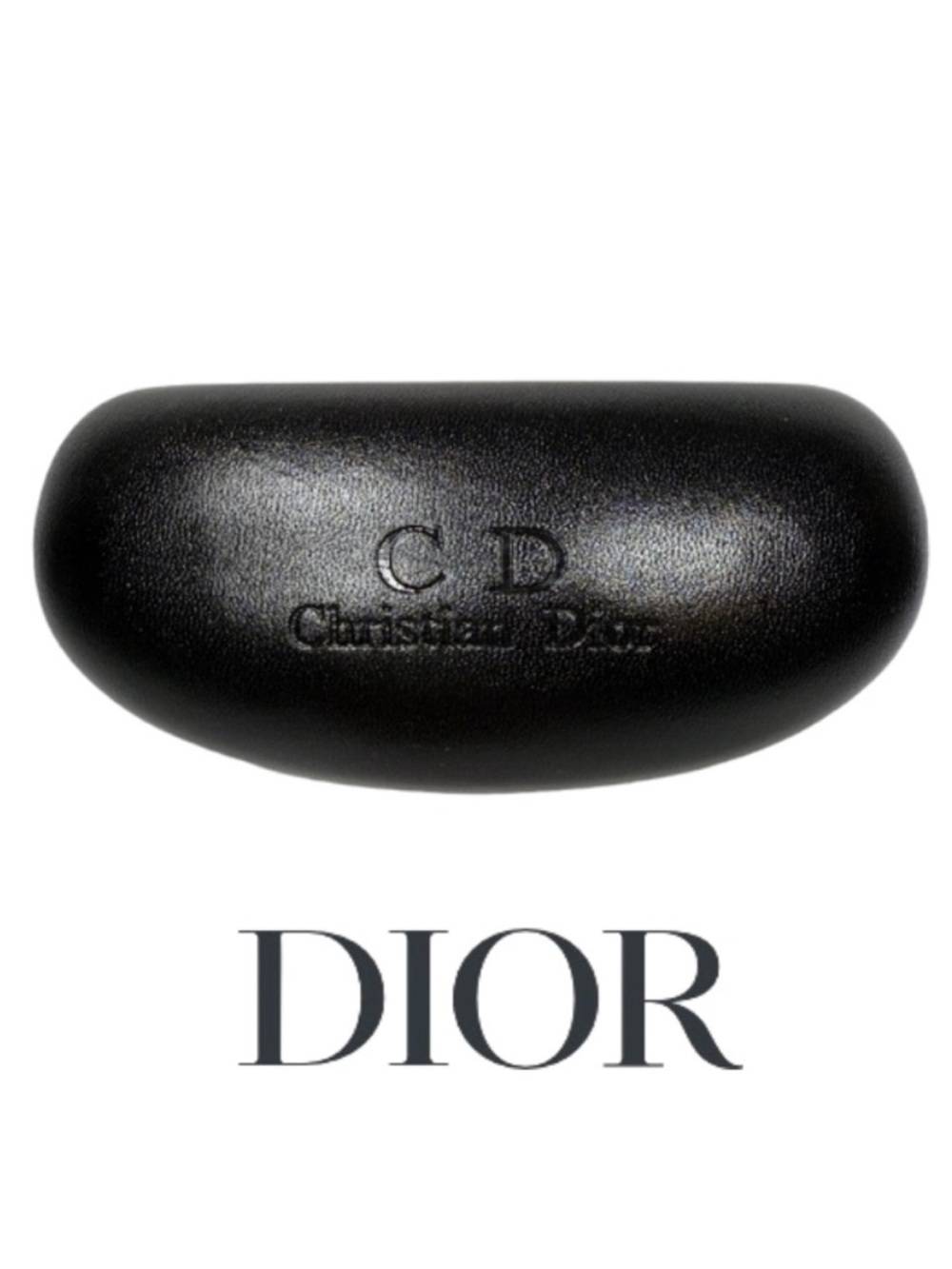 CHRISTIAN DIOR | Hard Clamshell Sunglasses Case Lux Beach Vacation Resort Travel